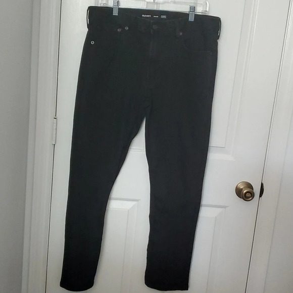 Old Navy Skinny Black Never Fade Jeans - Picture 1 of 7